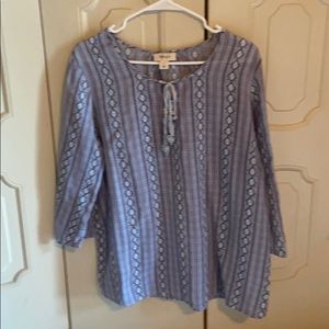 Style & Co Peasant Style Top